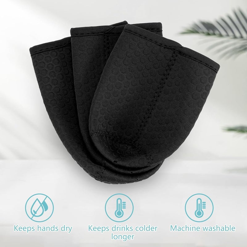 KENOBEE 3 Pack Can Cooler Sleeves for 12oz 16oz Can & 12oz Slim Can, Soft Insulated Reusable Non-Slip Neoprene Can Cooler Drink Caddies Holder Covers for Beer, Soda, Energy Drinks - Image 4